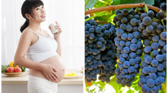 Mẹ bầu ăn nho giúp ngăn ngừa thiếu máu, giảm phù nề tốt cho cả mẹ lẫn con