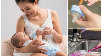 Rửa bình sữa cho con kiểu này khác gì tự 'đón' thêm vi khuẩn, rất nhiều bà mẹ vẫn mắc