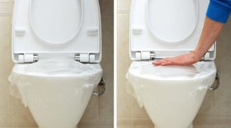 Xử lý bồn cầu tắc nghẹt giấy: Chỉ cần lấy màng bọc thực phẩm rồi làm theo cách này