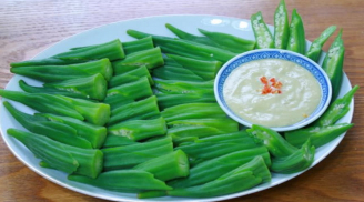 Bỏ thêm thứ này vào luộc cùng đậu bắp, có ngay món rau vừa giòn vừa ngọt mà không hề bị nhớt