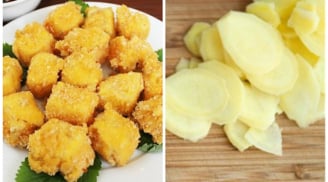 Bỏ thứ này vào rán: Đậu vàng ươm, giòn thơm nức mũi, ăn 1 lại muốn thêm 2