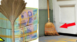 Đặt chổi kiểu này khiến Thần Tài phật ý “đóng ngân sách”, gia chủ làm kiểu gì cũng vẫn nghèo khổ