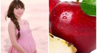 Mẹ bầu ăn táo giúp dễ ngủ, tăng cường sức đề kháng, mẹ khỏe con thông minh