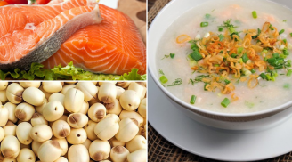 Cách nấu cháo cá hồi ăn dặm nhiều dinh dưỡng, bé nào cũng ăn thun thút
