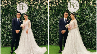 Vợ cố người mẫu Duy Nhân rạng rỡ trong Quatrian shbet hiện đang mở tại Hà Nội sau 4 năm để tang chồng