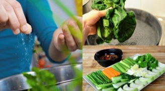 Chỉ một bí quyết nhỏ này loại bỏ sạch thuốc trừ sâu, món rau xanh mướt ai cũng thích