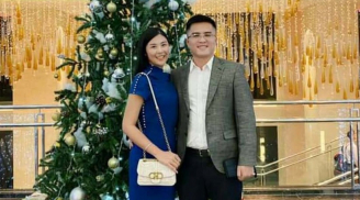 Sau lễ dạm ngõ, chồng chưa cưới công khai đăng ảnh đón Giáng sinh hạnh phúc bên HH Ngọc Hân