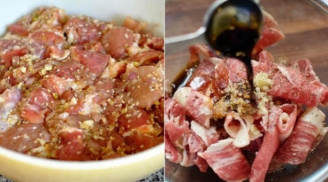 Ướp thịt bò với muối là sai, ướp theo cách này dù xào, nướng, kho đều mềm ngon tuyệt vời