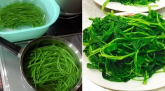 Cách luộc rau chuẩn nhất: Giòn ngon, xanh mượt, lại giữ trọn dinh dưỡng