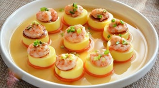 Tôm hấp đậu hũ vừa thanh vừa đậm, thơm ngon hấp dẫn, cả nhà đều gật gù khen khéo