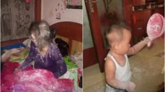 Bà nội ngủ trưa một lúc, tỉnh dậy thấy bãi chiến trường, nhưng cháu chỉ nói 1 câu khiến trái tim bà tan chảy