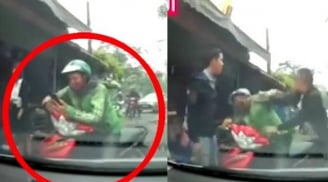Quyết không nhường đường trong ngõ hẹp, tài xế Grab bị người đàn ông đi ô tô đánh tới tấp