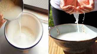 Nước vo gạo tưởng bỏ đi nhưng có cả chục công dụng kỳ diệu mà bạn chưa biết, đặc biệt là điều số 3