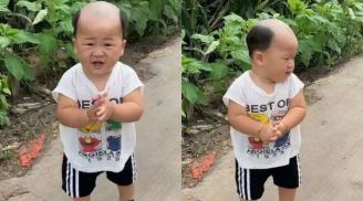 Ngại đưa con ra tiệm cắt tóc, bố tự trổ tài khéo tay, mẹ nhìn thấy sản phẩm mà 'lòng đắng ngắt'
