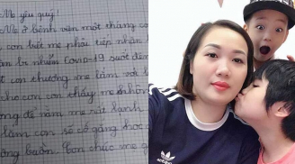 Thư con gái nhỏ gửi mẹ đang 'chiến đấu' trong tâm dịch Covid-19
