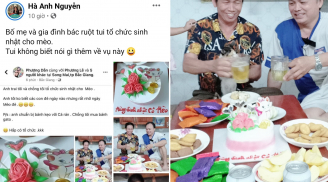 Con gái 'hạn hán lời' vì bố mẹ tổ chức sinh nhật cho mèo, chia sẻ của bà mẹ còn hài hước hơn