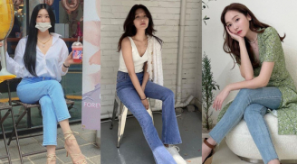 Học các sao Hàn 30+ cách mặc quần jeans hack tuổi còn thanh lịch và sang chảnh