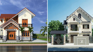 9 mẫu nhà 2 tầng mái thái đẹp mê ly, giá chỉ từ 600 triệu, phù hợp cả nông thôn và thành thị