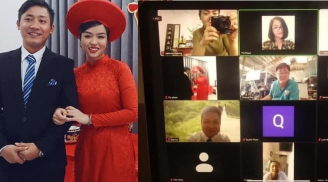 Đám cưới mùa dịch: Tổ chức trên ứng dụng Zoom, quan viên hai họ tham dự online