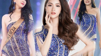 Hương Giang nhiều lần 'đụng hàng' váy thiết kế nhưng lần nào cũng lấn át chị em