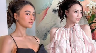 Khoe bờ vai gợi cảm, Lan Ngọc được khen hết lời nhưng riêng màu son có gì đó sai sai