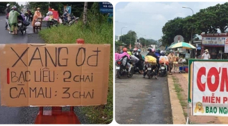 'Can xăng 0 đồng, suất cơm miễn phí' cho người dân về miền Tây: Ấm lòng hai tiếng 'đồng bào'