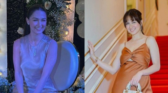 Cùng là diện váy lụa, 'mỹ nhân đẹp nhất Philippines' khi lộ bụng lùm lùm lúc lại eo thon khó tin