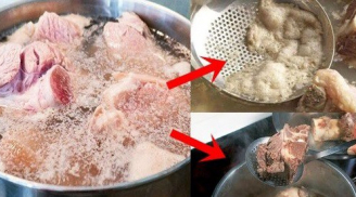 Luộc thịt, hầm xương nên hớt bỏ lớp bọt hay để lại: Chuyên gia nói, 99% mắc thói quen sai lầm bao lâu nay