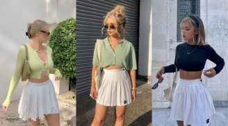 4 cách bắt trend chân váy tennis sành điệu như Gen Z, chị em 30+ vẫn 'cân' ngon ơ