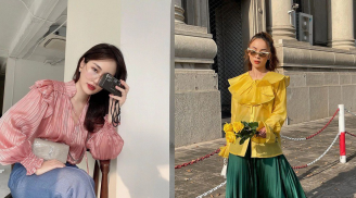 Để thăng hạng style mùa Thu hãy ghim ngay loạt công thức phối đồ cực xinh với áo blouse dài tay