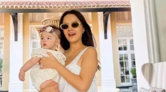 Phạm Quỳnh Anh 'hờn dỗi' khi chứng kiến thành quả của bạn trai chụp ảnh cho hai mẹ con
