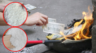 Gạo muối cúng xong không được vứt bừa bãi kẻo tài lộc sa sút, vận may hao hụt: Làm thế này mới đúng chuẩn