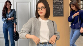 10 công thức diện quần jeans đúng chất công sở, chuẩn thanh lịch sành điệu