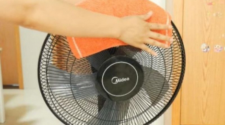 Đắp 1 chiếc khăn lên quạt: Mẹo hay nhà nào cũng cần giúp giảm nửa tiền điện