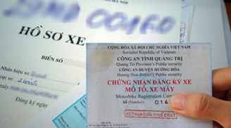 Từ ngày 15/8, người đủ 15 tuổi trở lên được đăng ký xe
