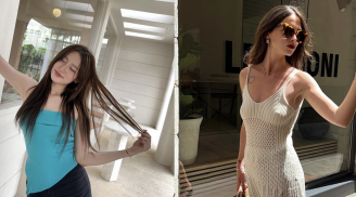 Hội fashionista đình đám lăng xê nhiệt tình những mẫu váy áo dệt kim bất chấp nắng nóng