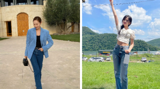 4 kiểu quần jeans sành điệu tôn dáng không bao giờ lỗi mốt được sao Hàn lăng xê nhiệt tình
