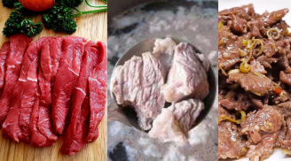 Thịt bò chần nước sôi càng bẩn, càng dai: Thêm thứ này chất bẩn sẽ tự động chảy ra, nấu món nào cũng ngon