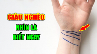 Thầy tử vi chỉ rõ: Nhìn ngấn cổ tay 3 giây biết tương lai bạn giàu sang hay nghèo khổ, chuẩn hơn nhìn mặt