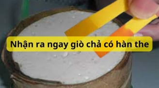 Nhận biết giò chả bị nhiễm hàn the cực dễ bằng một loại củ thường dùng hàng ngày