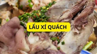 Phần xương đầu heo cực rẻ nhưng làm lẩu xí quách đúng chuẩn thì lại cực hấp dẫn khiến nhiều người mê mệt