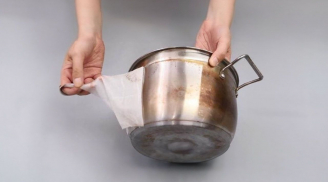 Mẹo biến nồi inox đen xỉn lâu ngày trở lại sáng bóng trong nháy mắt của nàng dâu khiến mẹ chồng khen hết lời