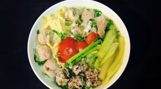 Cách làm bún dọc mùng ngon chuẩn vị Hà Nội, thịt, móng nhanh mềm ngọt nước, dọc mùng không ngứa nhờ thứ này