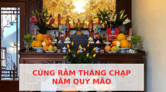 Khung giờ đại lộc cúng Rằm tháng Chạp năm Quý Mão để gia tiên phù hộ