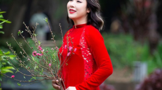 Hoa Hậu Ngô Phương Lan nổi bật với áo dài cách tân và quần legging
