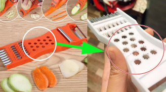 Lỗ tròn trên dao nạo có 5 công dụng hữu ích: Rất nhiều người không biết dùng quá phí