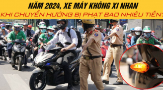 Năm 2024, rẽ phải không xi nhan bị phạt bao nhiêu tiền?