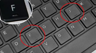 Vì sao phím F và J của bàn phím máy tính luôn có gờ nổi?