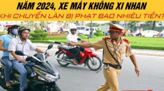 Xe máy chuyển hướng không xi nhan bị phạt bao nhiêu tiền theo quy định mới nhất 2024