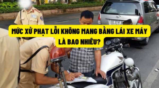 Lái xe không mang bằng lái và giấy tờ xe bị phạt bao nhiêu tiền, có bị tạm giữ xe không?